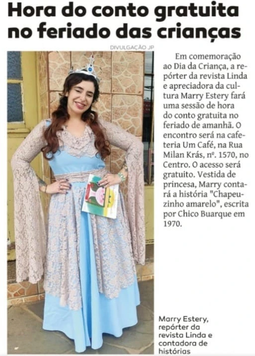 hora do conto gratuita no feriado das crianças marry estery