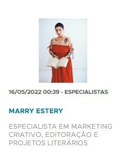 marru estery especialista em editoração e projetos literários